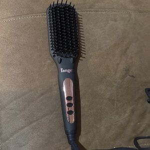 L'ange Black Hair Straightening Brush